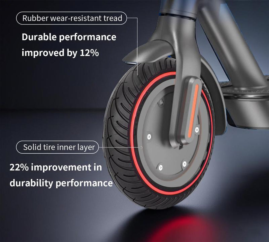 Electric Scooter with Seat, Long-Range Portable Commuting Scooter for Adults with Braking System and App , Lightweight ,350W/500W Motor, Top Speed 19/21 Mph, Max 18/20/21Miles Ranges, Foldable E Scooter for Adults with 8.5Inch Solider Tire.