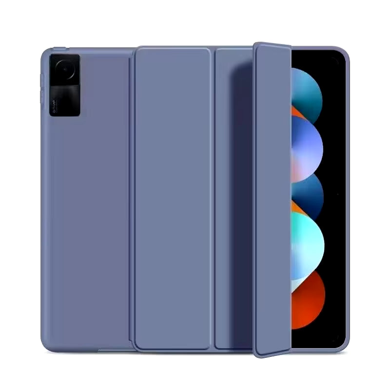 For Funda Mipad 7 6 Pro 5 11 11.2 Case Redmi Pad SE 11 10.6 8.7 12.1 Auto Wake up & Sleep Silicone Cover Support Charging