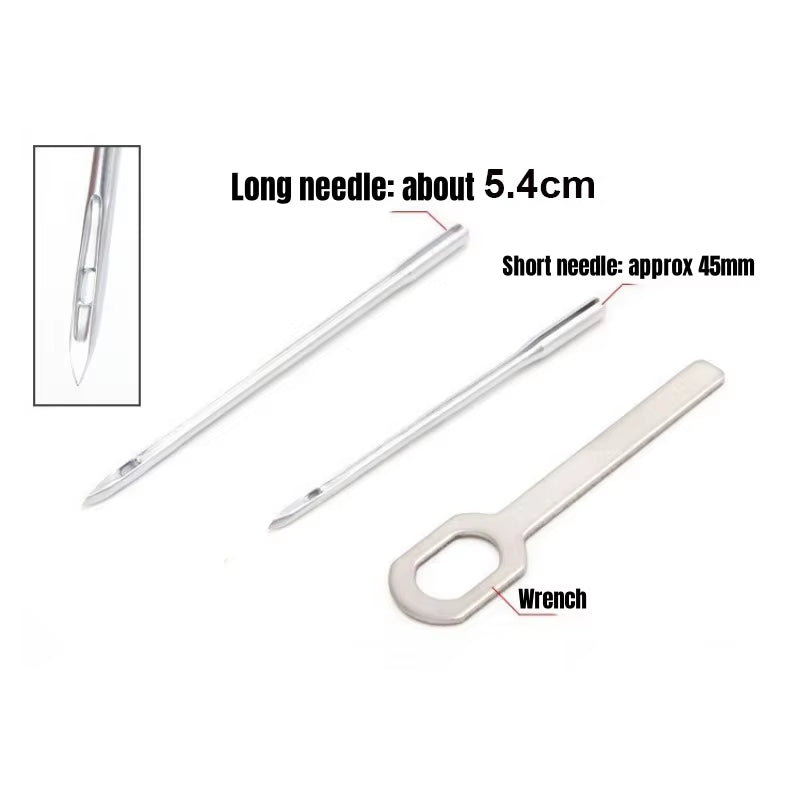 1 Set Leather Sewing Stitching Tool Leather Hand Sewing Machine Waxed Thread Leather Craft Edge Stitching Belt Strips Shoemaker