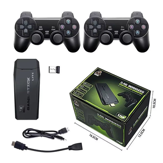 64GB 20000 Games Retro Video Game Consoles M8 Game Stick 4K 2.4G Wireless Console Dendy Gamestick for GBA/MD/PS1 Children'S Gift