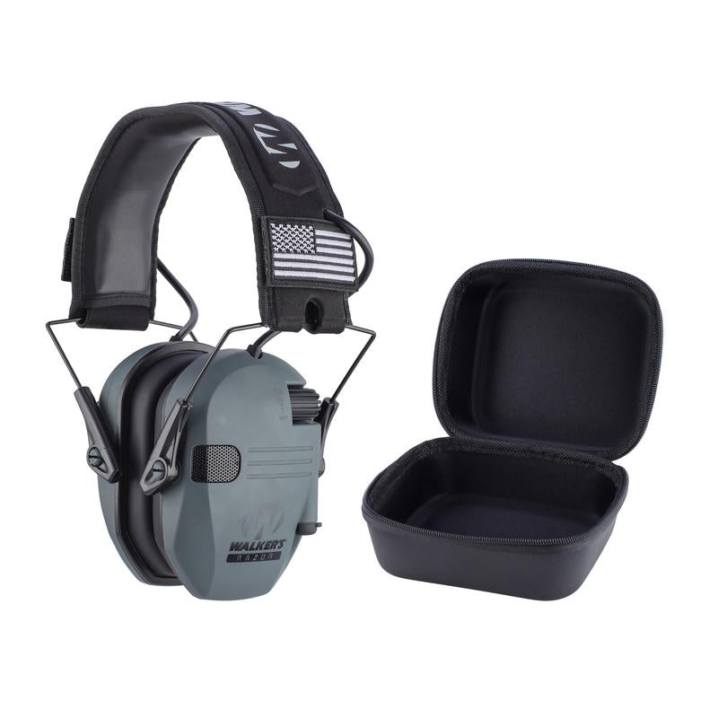 Electronic Hearing Protector, Noise Reduction Earmuffs, Head Mounted Wired Earmuffs, Hearing Protection-Earphone for Shooting, Hunting, Outdoor Activities