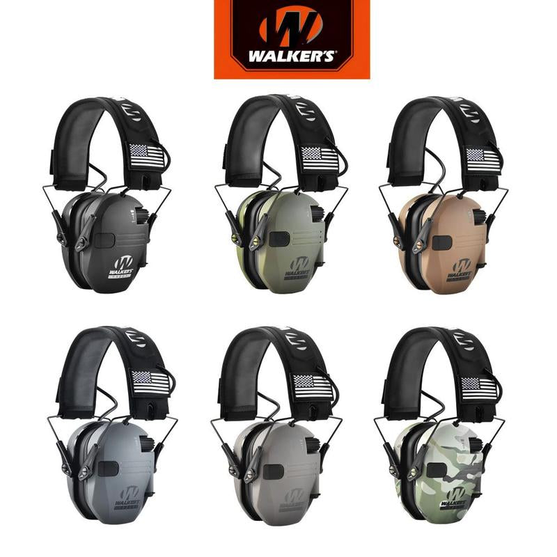 Electronic Hearing Protector, Noise Reduction Earmuffs, Head Mounted Wired Earmuffs, Hearing Protection-Earphone for Shooting, Hunting, Outdoor Activities